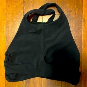 Lululemon High-Neck Wrap-Front Sportsbra